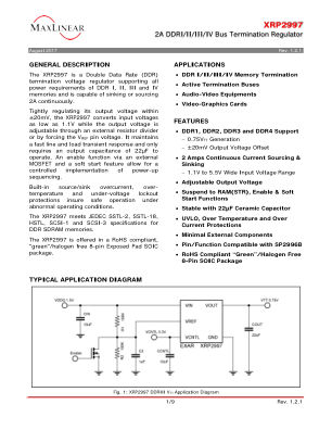 XRP2997 数据手册首页