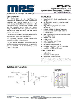 MPQ4420H datasheet cover page