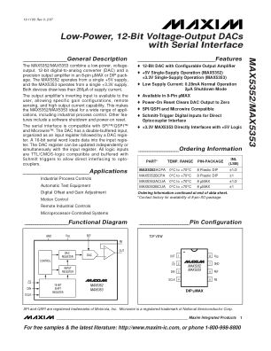 MAX5352-MAX5353 datasheet cover page