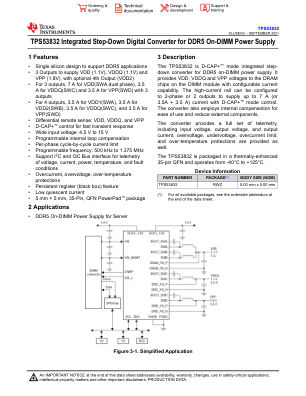 TPS53832 数据手册首页
