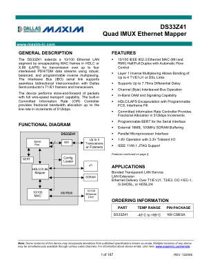 DS33Z41 datasheet cover page