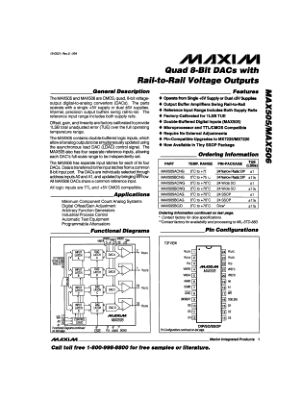 MAX505-MAX506 datasheet cover page