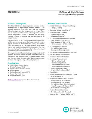 MAX17823H datasheet cover page