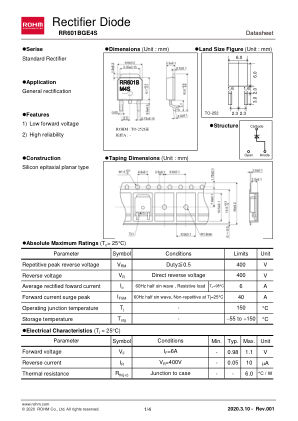 RR601BGE4S 数据手册首页