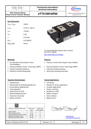 ETT510N16P60 datasheet cover page