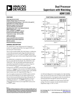 ADM13305 数据手册首页