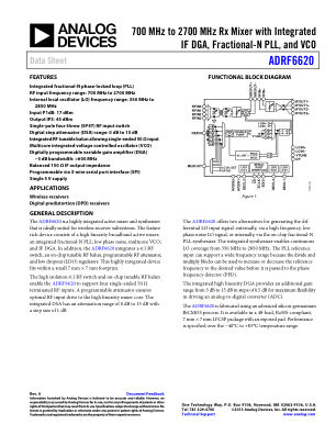 ADRF6620 数据手册首页