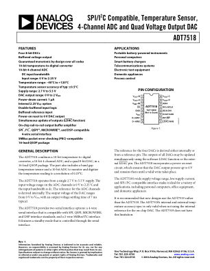 ADT7518 数据手册首页