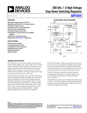 ADP3050 datasheet cover page