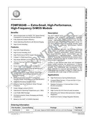 FDMF6824B datasheet cover page