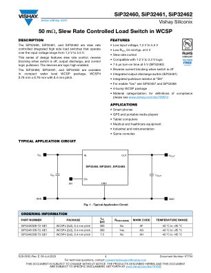 SIP32461 datasheet cover page