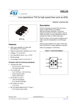DSL03 数据手册首页
