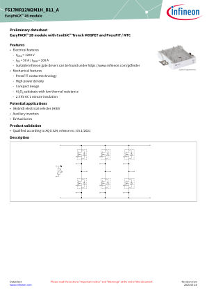 FS17MR12W2M1H-B11-A datasheet cover page