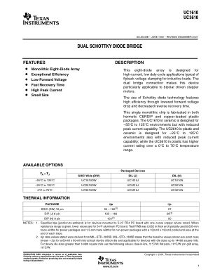 UC3610 datasheet cover page