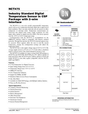 NCT475 datasheet cover page