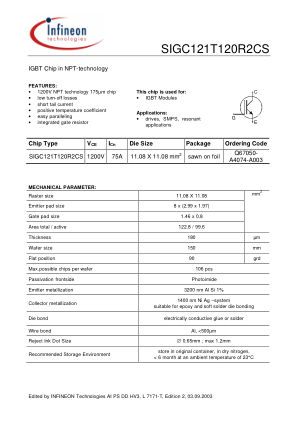 SIGC121T120R2CS-L7171T datasheet cover page