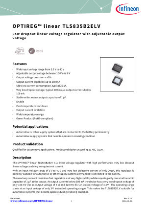 TLS835B2EL-V datasheet cover page