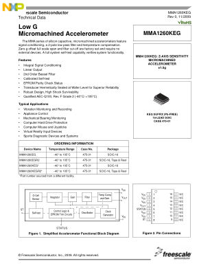 MMA1260KEG datasheet cover page