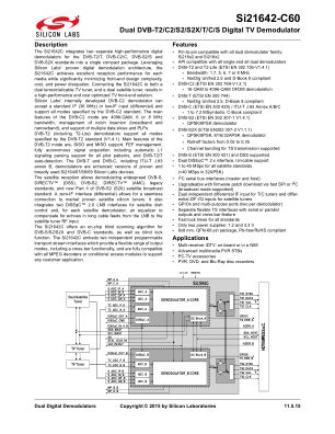 SI21642-C60-GMR datasheet cover page