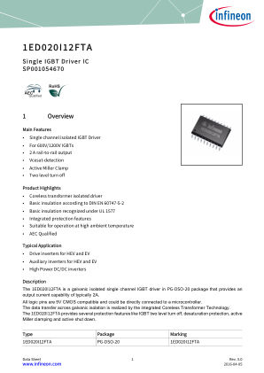 1ED020I12FTA datasheet cover page