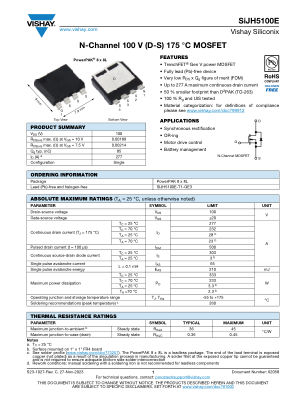 SIJH5100E 数据手册首页