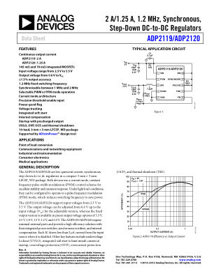 ADP2119 datasheet cover page