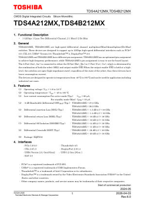 TDS4B212MX 数据手册首页