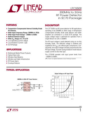 5509F datasheet cover page