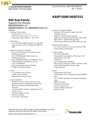 K60P100M100SF2V2 数据手册首页