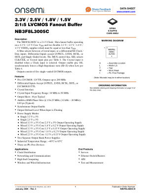NB3F8L3005C 数据手册首页