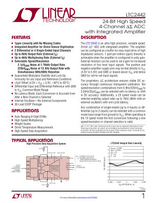2442FB datasheet cover page