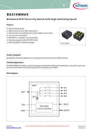 BGS14WMA9 datasheet cover page