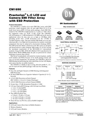 CM1690 datasheet cover page