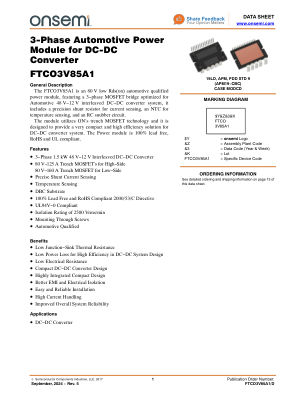 FTCO3V85A1 数据手册首页