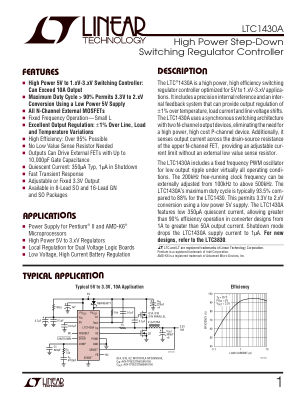 1430AF datasheet cover page