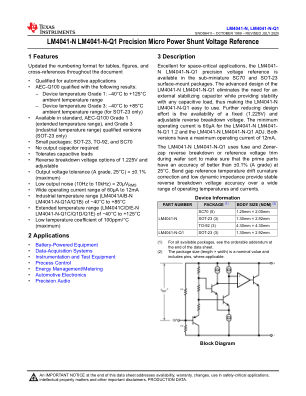 LM4041-N-Q1 datasheet cover page