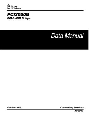 PCI2050B datasheet cover page