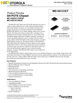 MS140131KTPP datasheet cover page