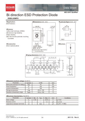 RSB5.6SMFH datasheet cover page