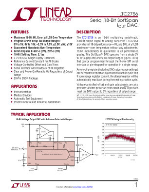 2756FA datasheet cover page
