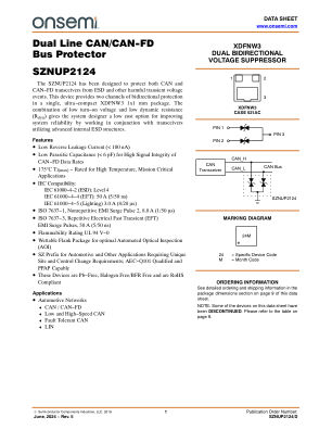 SZNUP2124 数据手册首页