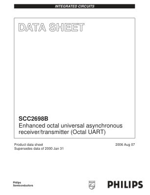 SCC2698B datasheet cover page