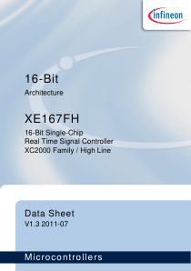 XE167XH 数据手册首页