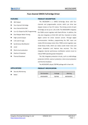 MS35639PE datasheet cover page