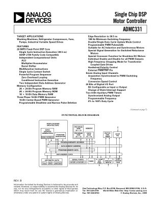 ADMC331 数据手册首页
