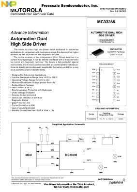 MC33286 datasheet cover page