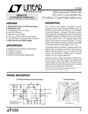 1106F datasheet cover page