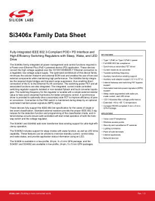SI34061-A-GM datasheet cover page