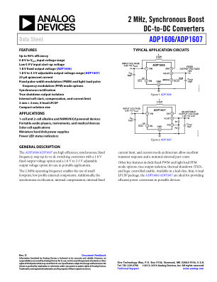 ADP1606 数据手册首页