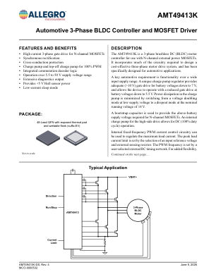 AMT49413K datasheet cover page